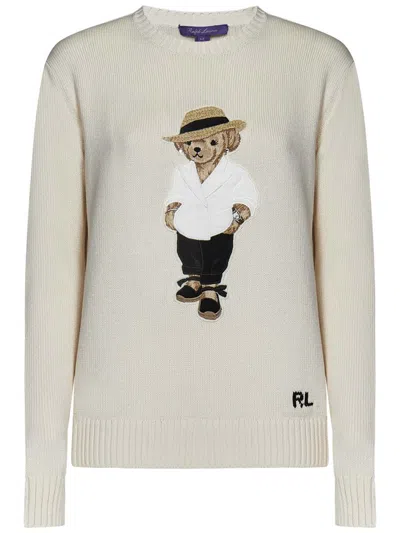 Shop Ralph Lauren Ralp Lauren Sweater In White