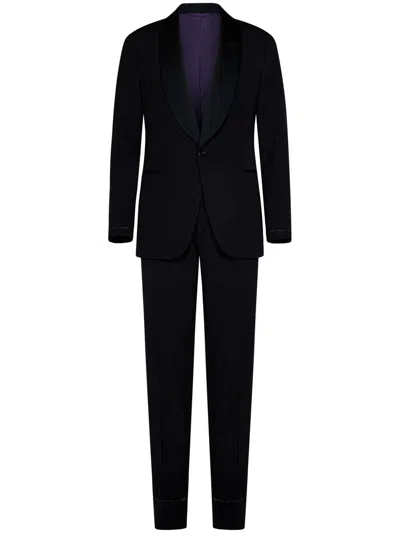 Shop Ralph Lauren Suit In Black