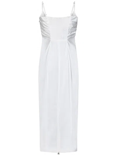 Shop Rotate Birger Christensen Midi Dress In White