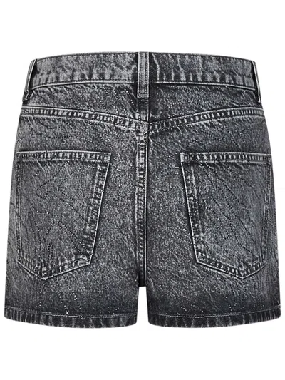 Shop Rotate Birger Christensen Shorts In Grey