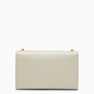 Shop Saint Laurent Cream Medium Kate Bag In White