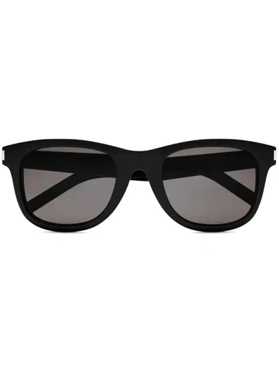 Shop Saint Laurent Eyewear Bold 51 Accessories In Black
