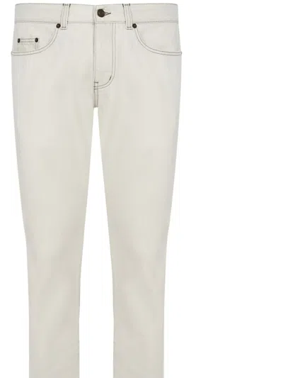 Shop Saint Laurent Jeans In Grey