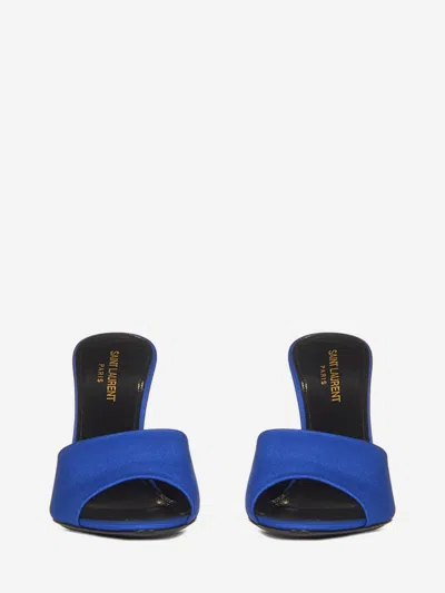Shop Saint Laurent La 16 Sandals In Blue