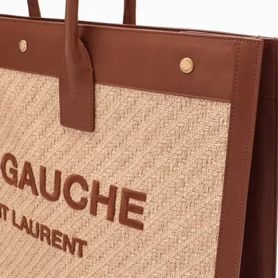 Shop Saint Laurent Rive Gauche Natural/ Tote Bag In Beige