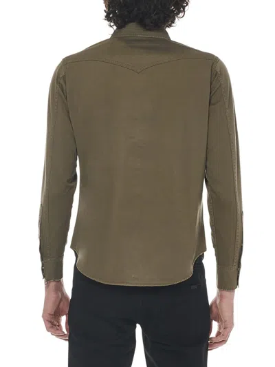 Shop Saint Laurent Shirt In Green