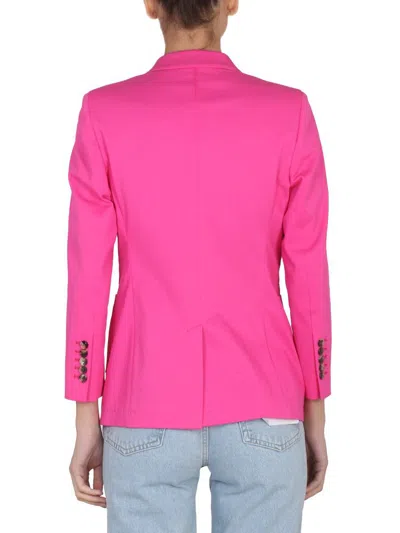 Saulina Adelaide Button Jacket In Fuchsia