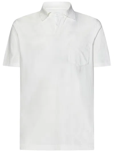 Shop Sease T-shirt Crew Polo Shirt In White