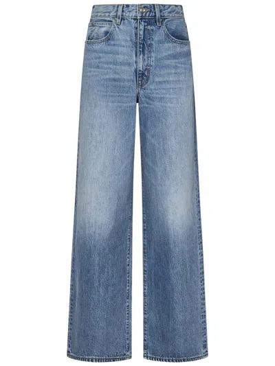 Shop Slvrlake Eva Jeans In Blue