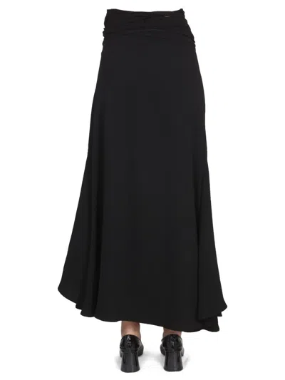 Shop Stefano Mortari Skirt With Bow In Black