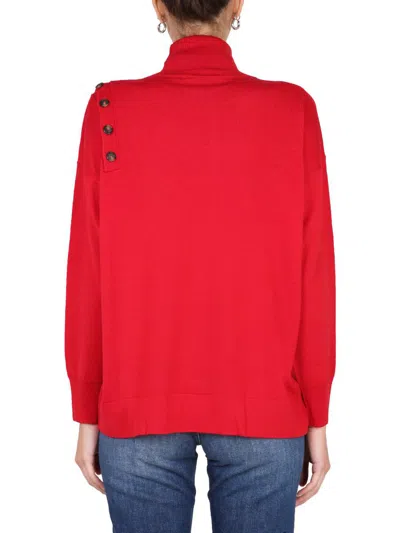 Shop Stefano Mortari Turtleneck Shirt In Red