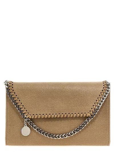 Shop Stella Mccartney 'falabella Mini' Crossbody Bag In Beige