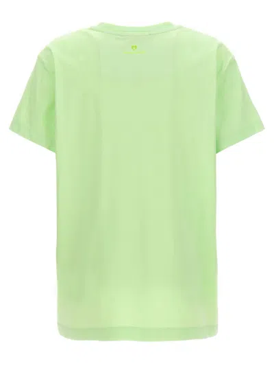 Stella Mccartney 'heart Mini Icon' T-shirt In Green