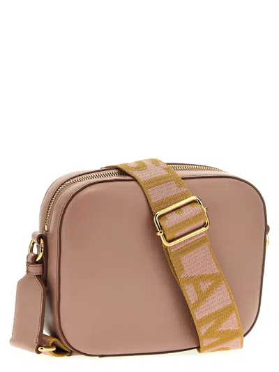 Shop Stella Mccartney 'mini Camera Bag' Crossbody Bag In Pink