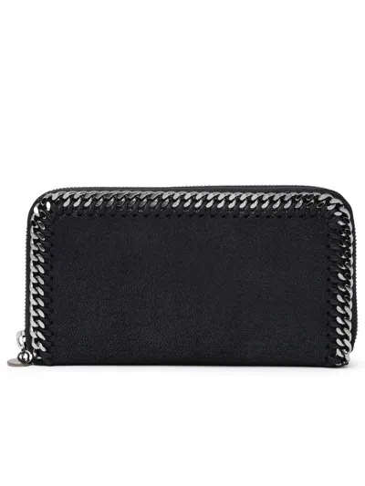 Shop Stella Mccartney Black Zipper Wallet