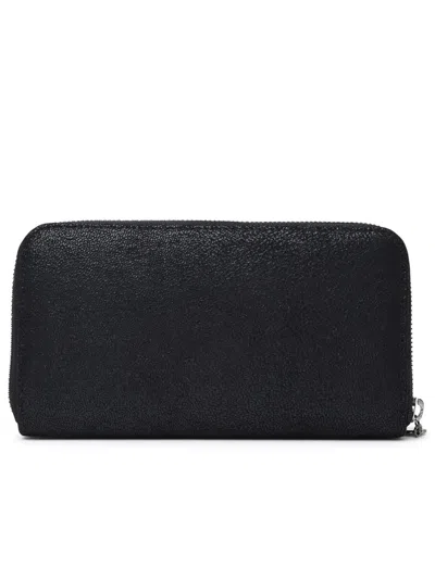 Shop Stella Mccartney Black Zipper Wallet