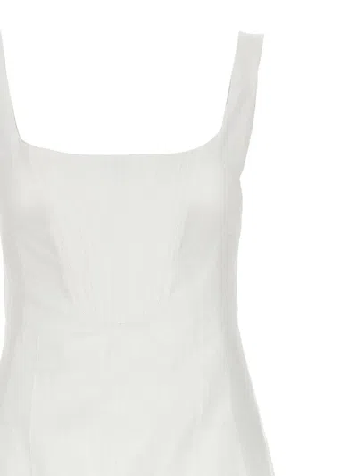 Shop Stella Mccartney Corset Jumpsuit In White