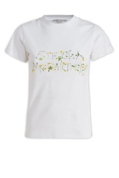 Shop Stella Mccartney Crewneck T-shirt In White