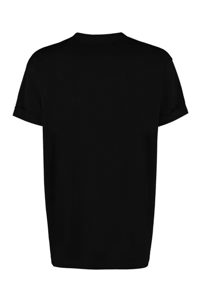 Shop Stella Mccartney Crewneck T-shirt In Black