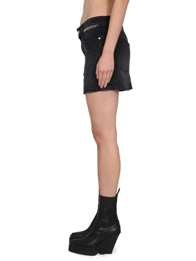 Shop Stella Mccartney Falabella Skirt In Black
