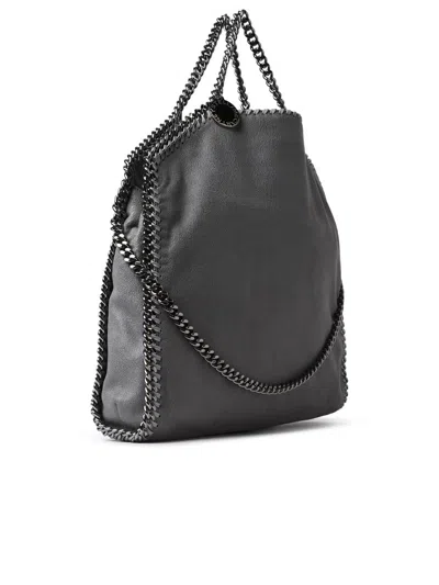 Shop Stella Mccartney Grey Polyester 3 Chain Falabella Bag