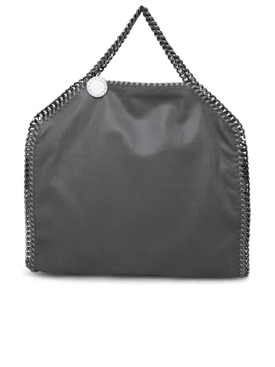 Shop Stella Mccartney Grey Polyester 3 Chain Falabella Bag In Green