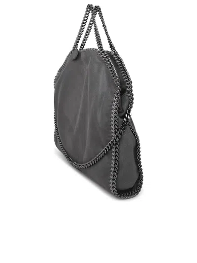 Shop Stella Mccartney Grey Polyester 3 Chain Falabella Bag In Green