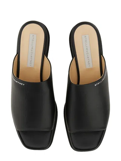 Shop Stella Mccartney Sneakelyse Sandals Eco In Black