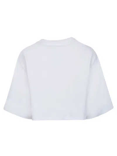 Shop Stella Mccartney Cropped T-shirt In White