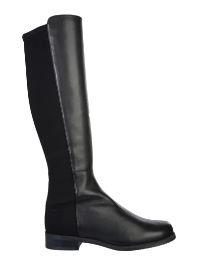 Shop Stuart Weitzman Boot 5050 In Black