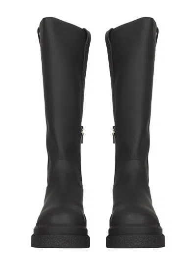 Shop Stuart Weitzman Charli Boots In Black