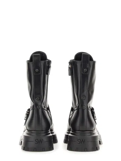 Shop Stuart Weitzman Maverick Bedford Boot In Black