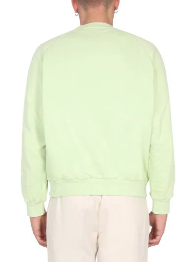 Shop Sunnei Crewneck Sweatshirt In Green