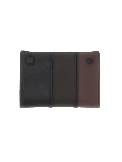 Shop Sunnei Parallelepiped Pudding Wallet Unisex In Black