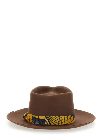 Shop Superduper Bougainvillea Hat In Brown