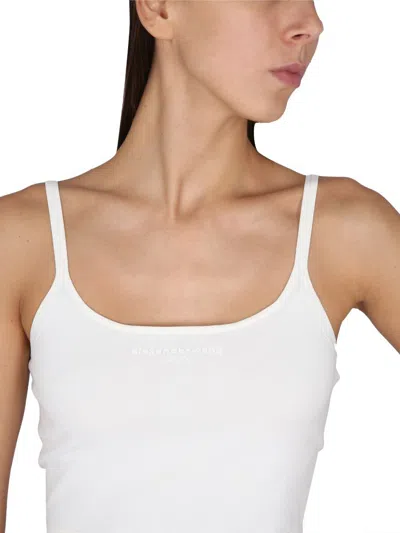 Shop Alexander Wang T T By Alexander Wang Cotton Tops. In White