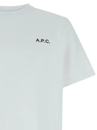 Shop Apc T-shirt Wave In White