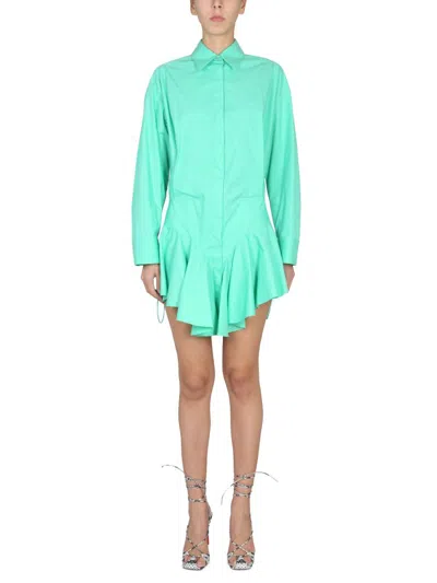 Shop Attico The  Candy Dress In Green