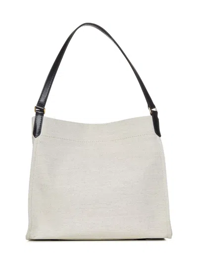 Shop Tom Ford Canvas And Leather Large Tote Bag In Beige