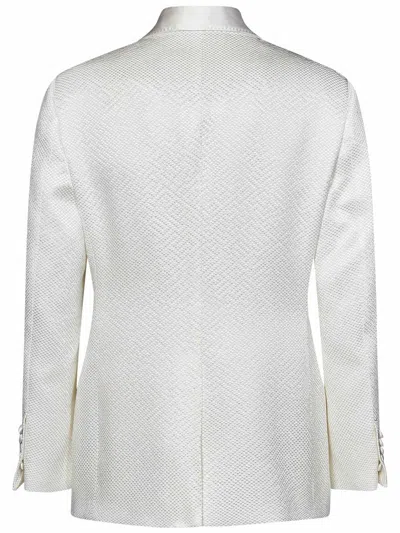 Shop Tom Ford Atticus Suit In Ivory