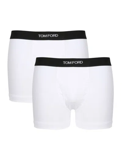 Shop Tom Ford Confezione Da Due Boxer In White