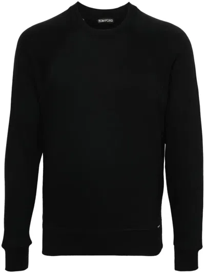 Shop Tom Ford Crewneck Sweatshirt Clothing In Black