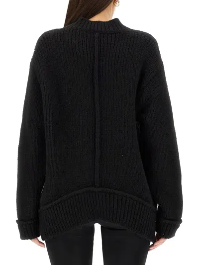 Shop Tom Ford D Wool Sweater In Black