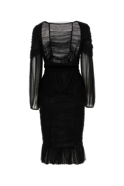 Tom Ford Semi-sheer Midi Dress In Lb999