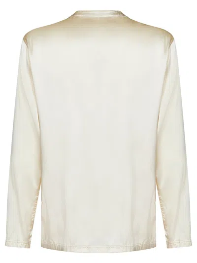 Shop Tom Ford Henley Pajama In White