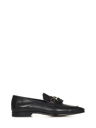 Shop Tom Ford Jack Loafers In Black