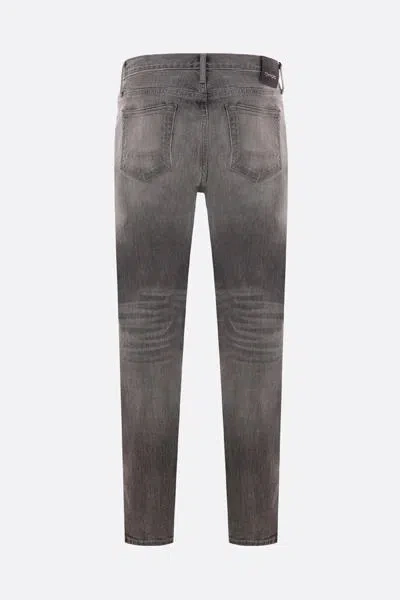 Shop Tom Ford Jeans In Pale Grey