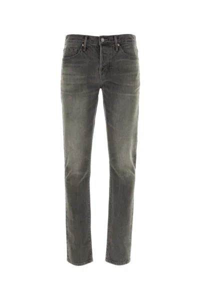Shop Tom Ford Jeans In Palegrey
