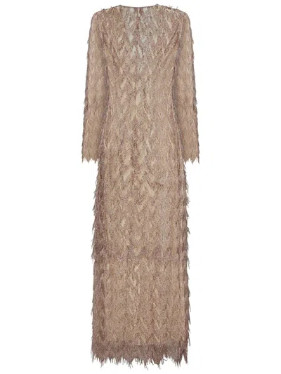 Shop Tom Ford Long Dress In Pink