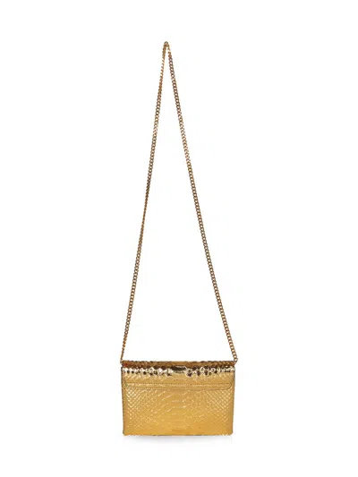 Shop Tom Ford Monarch Mini Shoulder Bag In Golden